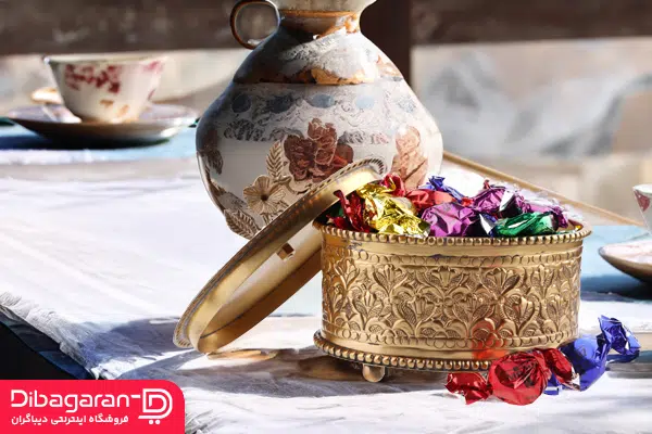 شکلات خوری برنجی در دار ریما کد R-98723
