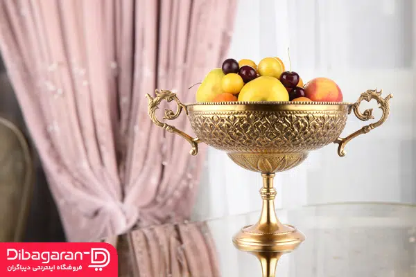 میوه خوری برنجی پایه دار ریما کد R-98716