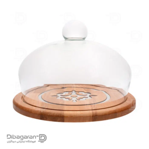 ظرف کیک خوری گرد چوبی ریور کد 5904