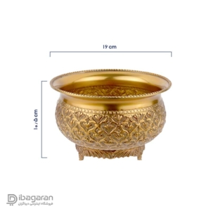 شکلات خوری برنجی گرد ریما مدل R-98706