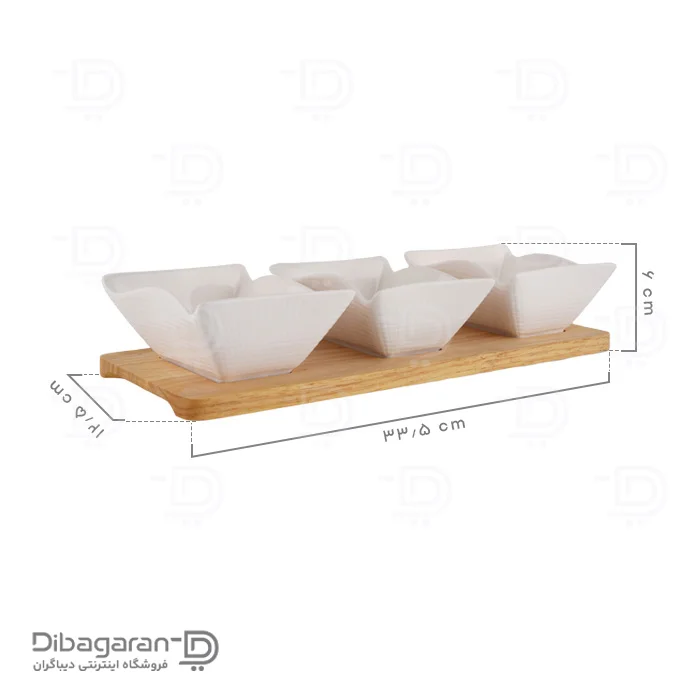 ابعاد اردو خوری چوب چینی ریور کد 2721-B