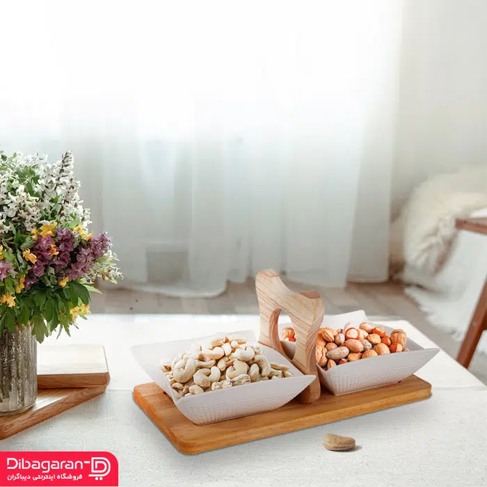 اردو خوری 2 عددی چوب چینی ریور کد 2722B