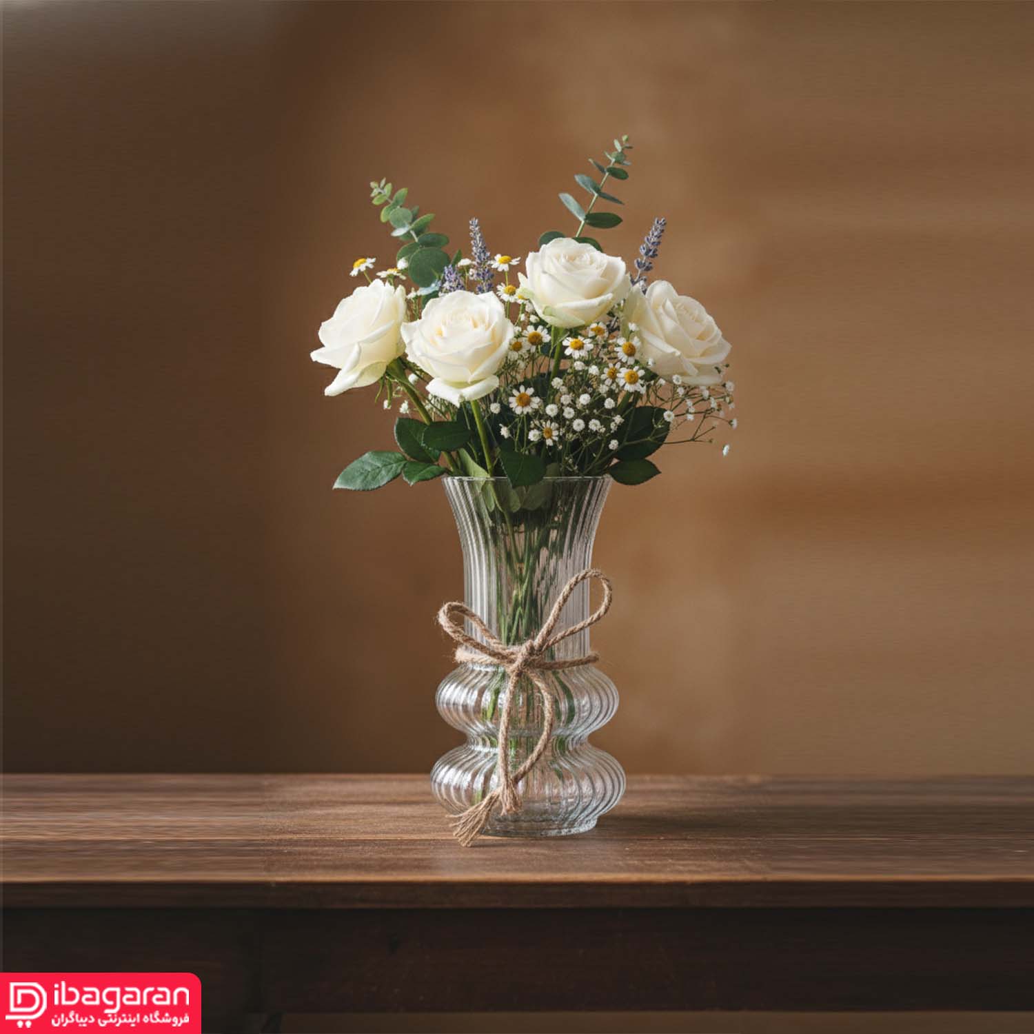 گلدان شیشه ای مدل پویه