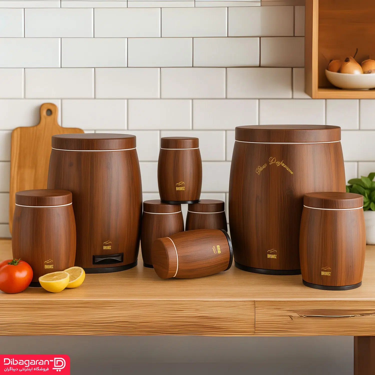 سرویس آشپزخانه 8 پارچه خمره ای بهاز کالا کد dk07210 - Image 2