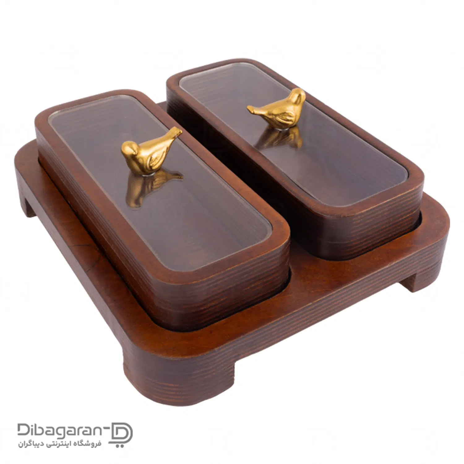 اردو خوری چوبی ایندو وود مدل دو خانه کد 9940/2 - Image 6