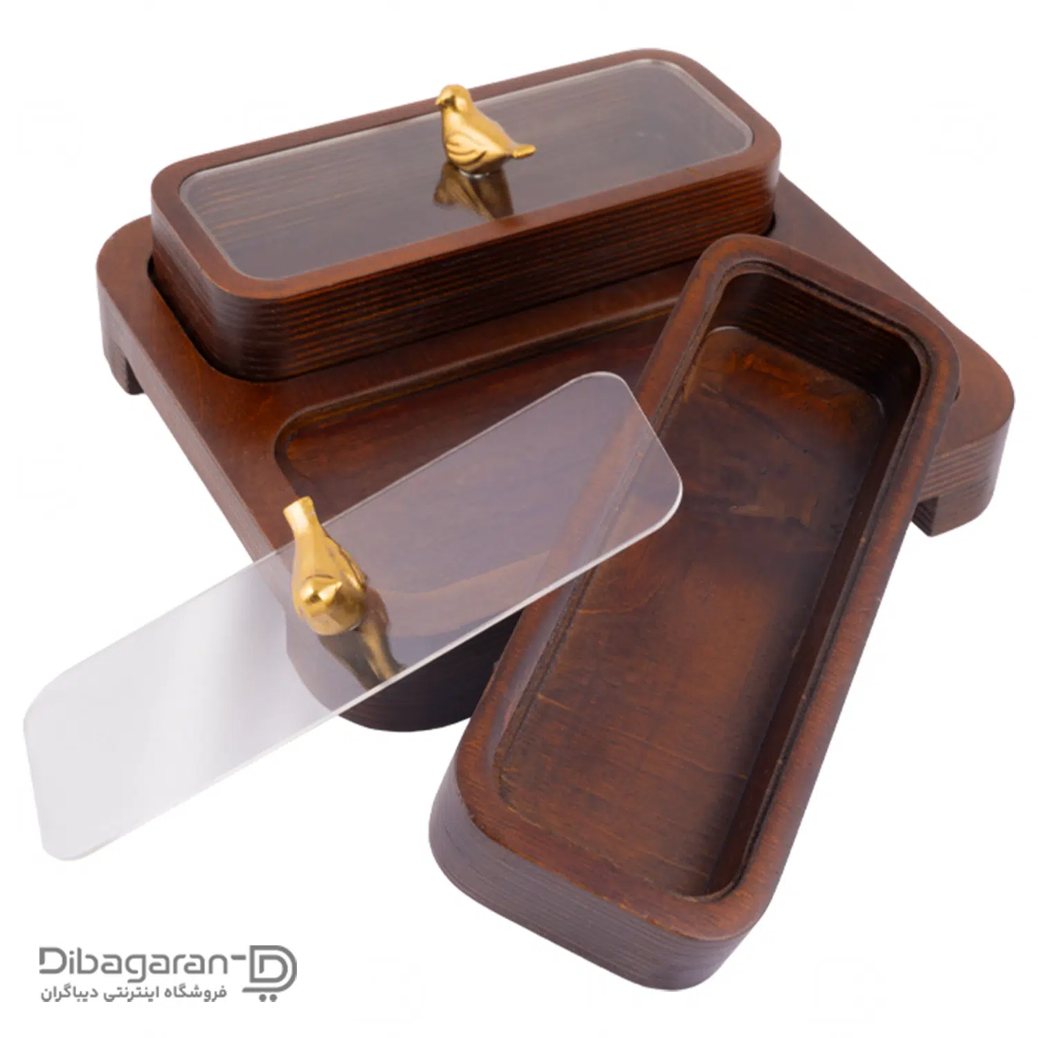 اردو خوری چوبی ایندو وود مدل دو خانه کد 9940/2 - Image 8