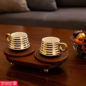 ست قهوه خوری ایندو وود کد 90120