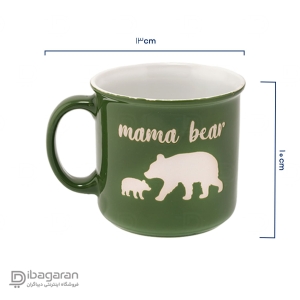 ماگ نوشته دار رنگی Mama Bear