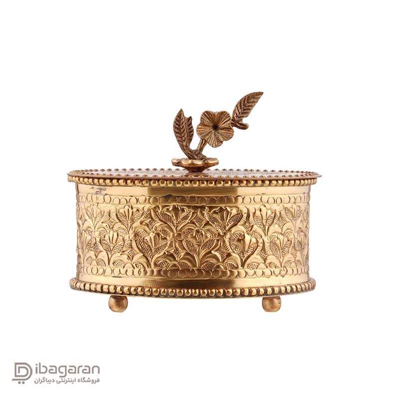 شکلات خوری برنجی درب دار ریما کد R-98723 - Image 6