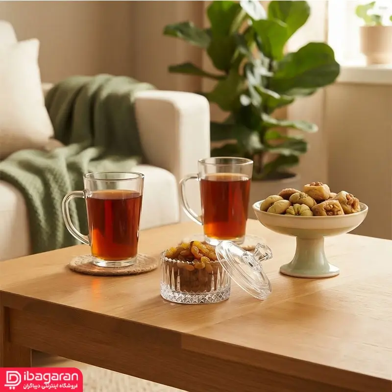 قندان بلوری نقلی دلی مدل الیسا