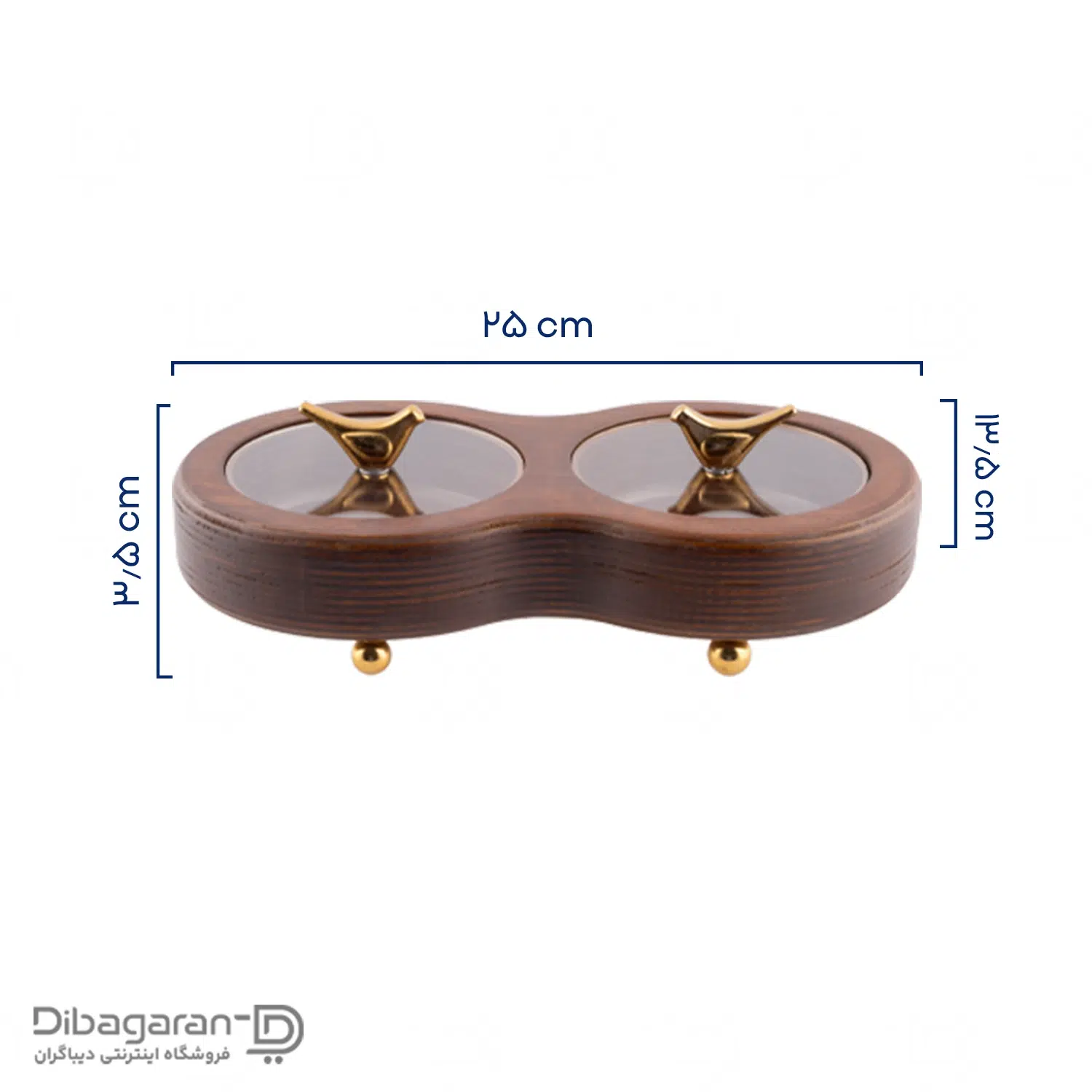 اردو خوری چوبی ایندو وود مدل دو خانه کد 9920/2 - Image 4