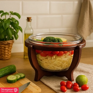 سوفله سالاد خوری ایندو وود کد 9915/18