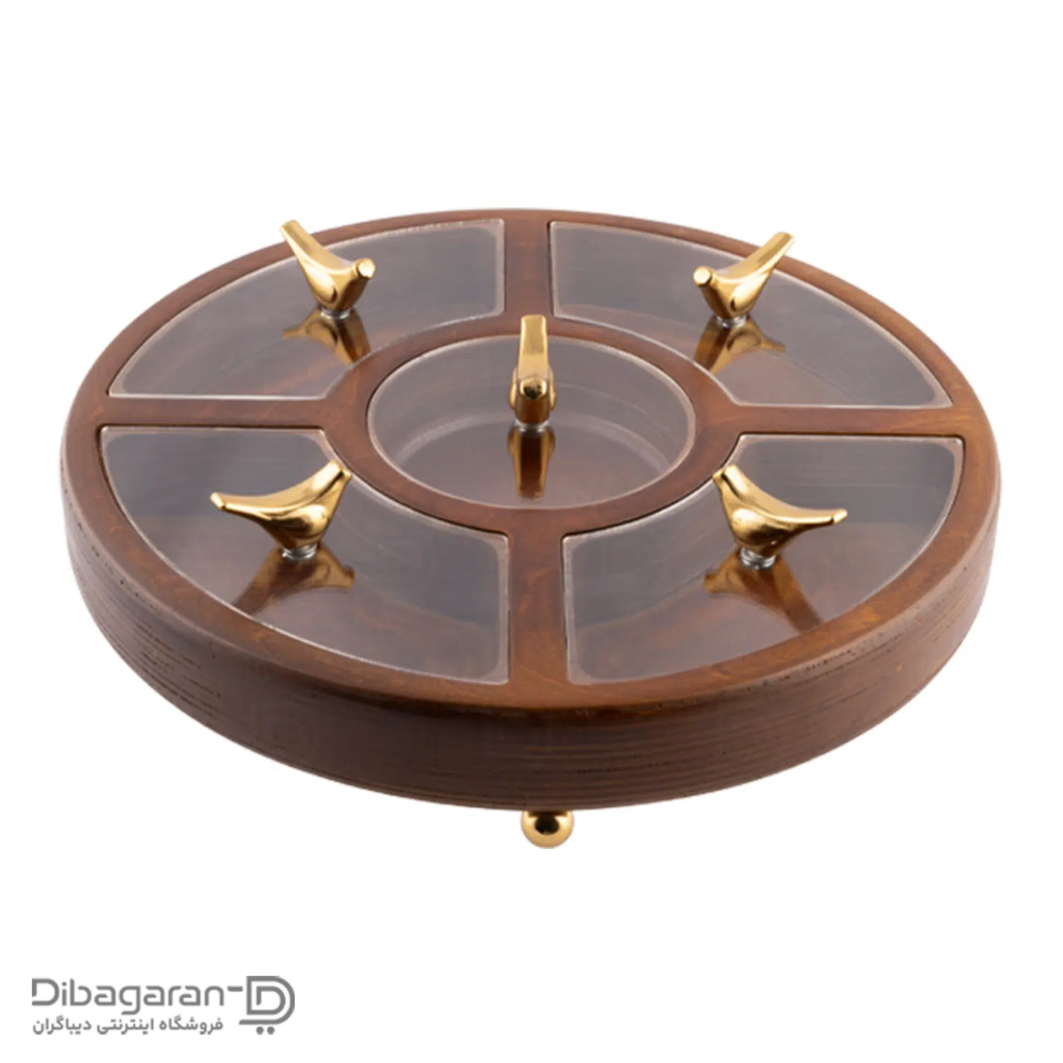 اردو خوری چوبی ایندو وود مدل پنج خانه کد 9920/55