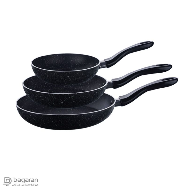 سه تابه گرانیتی مشکی ریور مدل 3851B - Image 5