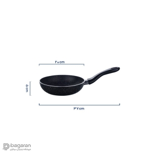 سه تابه گرانیتی مشکی ریور مدل 3851B