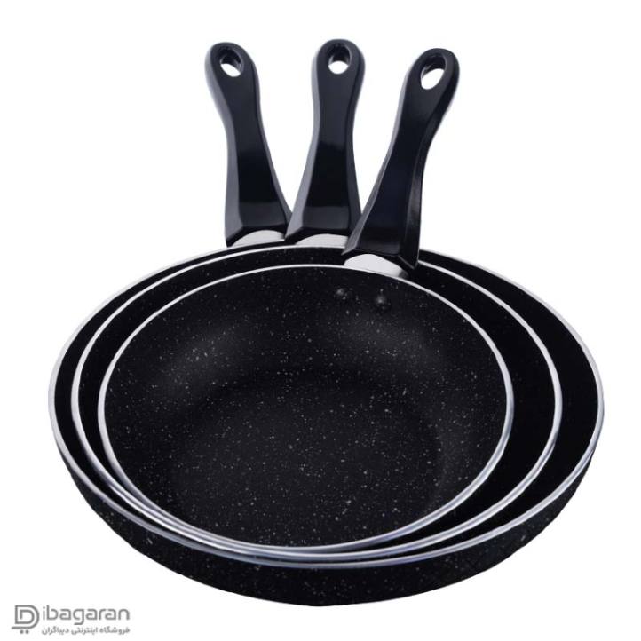 سه تابه گرانیتی مشکی ریور مدل 3851B - Image 10