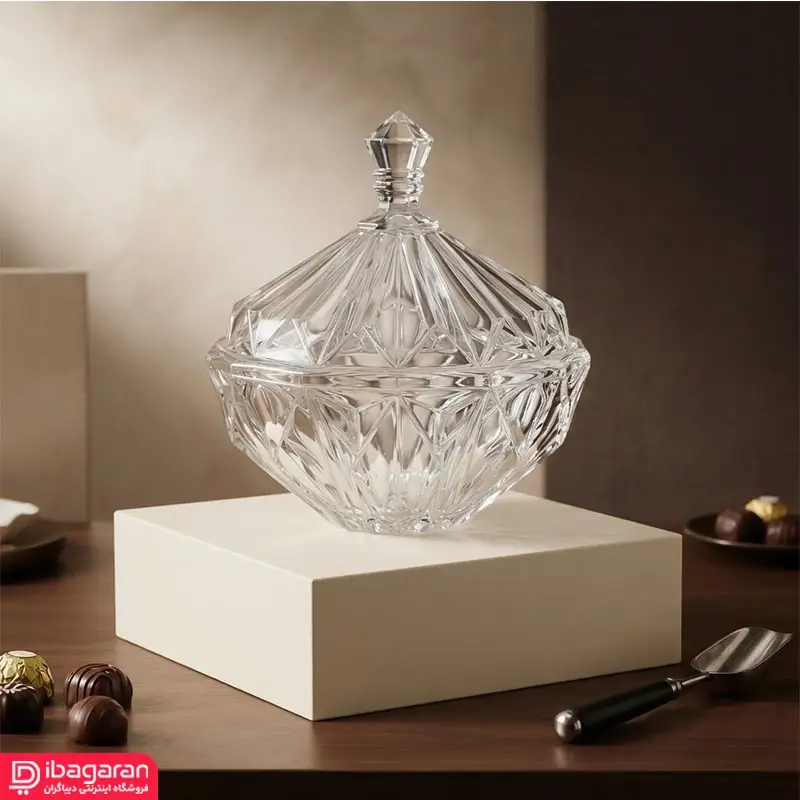 شکلات خوری بلور مدل مودنا کادویی