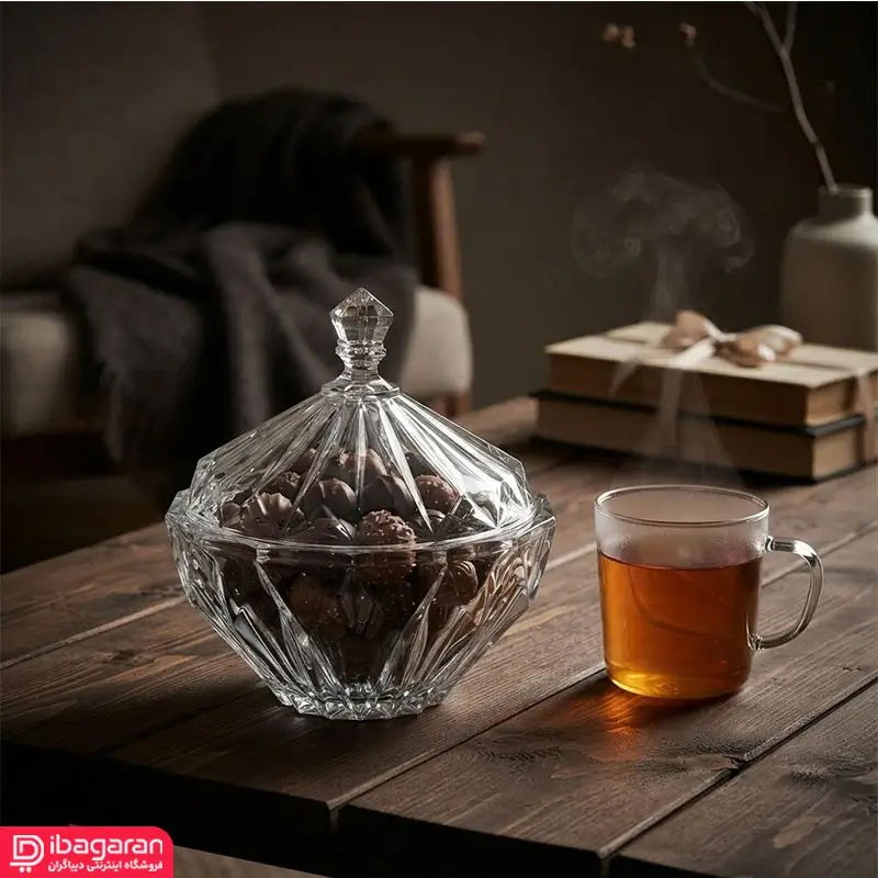 شکلات خوری بلور مدل مودنا کادویی - Image 6