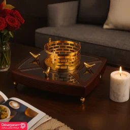 اردو خوری چوبی ایندو وود وارمردار مدل 9975