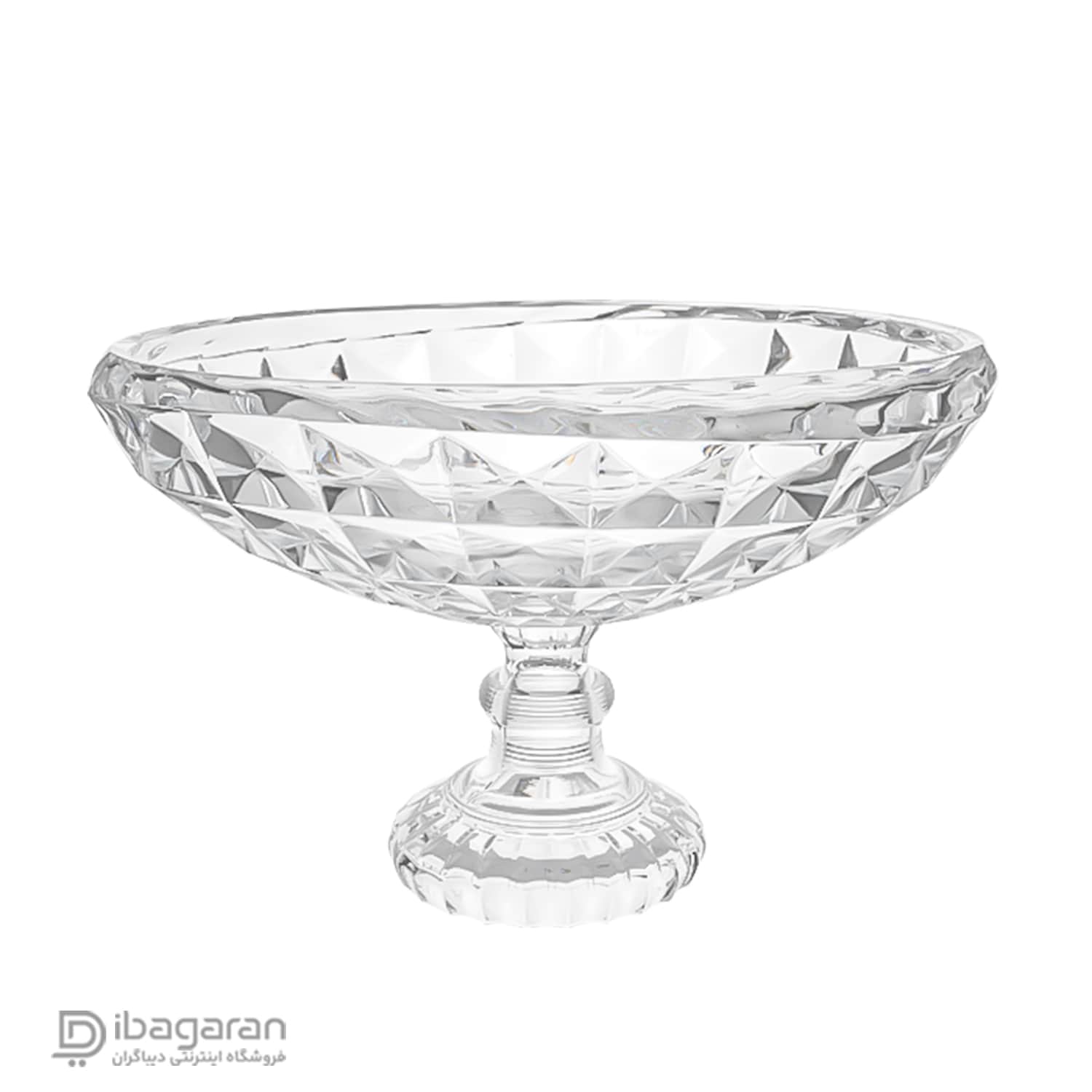 میوه خوری بلور پایه دار پیرلس مدل آکومارین کد 72400W