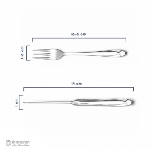 ست 12 پارچه کارد و چنگال استیل ریور مدل 8354