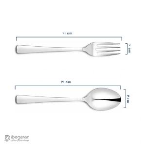 سرویس قاشق و چنگال استیل 12 پارچه ریور مدل 8342