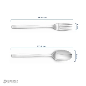 سرویس قاشق و چنگال استیل 12 پارچه ریور مدل 8345