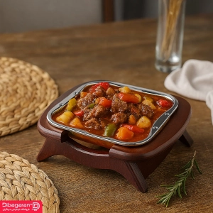 سوفله خوری مستطیل ایندو وود کد 9914/1