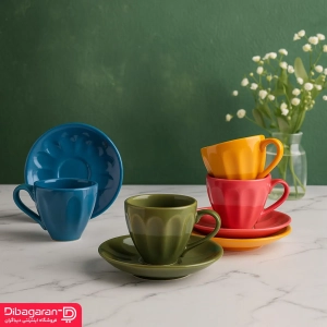 سرویس چای خوری کرامیکا 4 نفره کد 9155