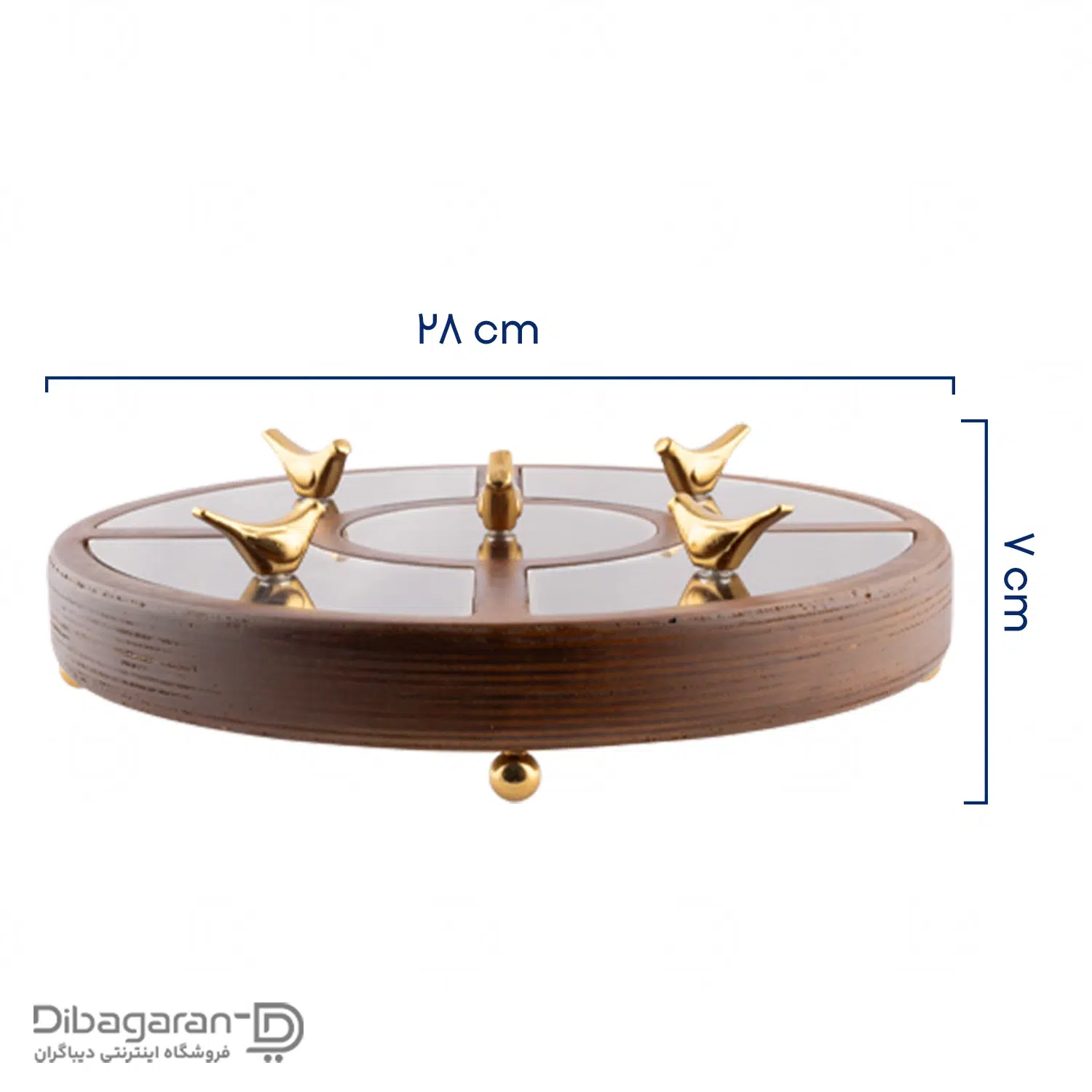 اردو خوری چوبی ایندو وود مدل پنج خانه کد 9920/55 - Image 4