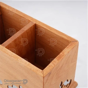 جا قاشق چنگال رومیزی چوبی ریور کد 5913