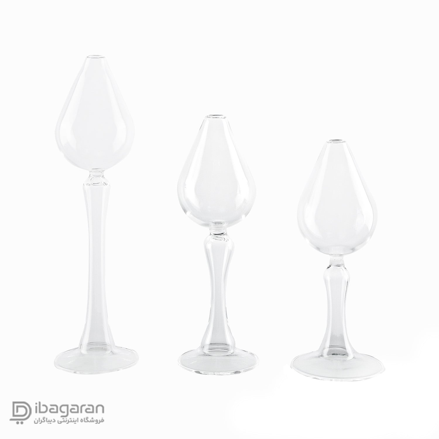 ست پیرکس سه عددی جا شمعی اشکی مدل 50268 - Image 7