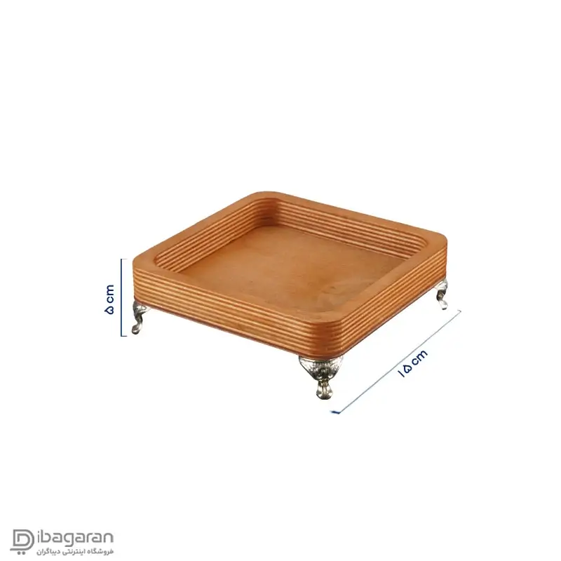 ست پذیرایی مربع 5 تکه پایه دار - Image 4