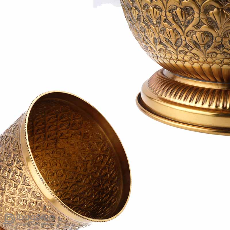سطل زباله برنجی ریما کد R-98715 - Image 4