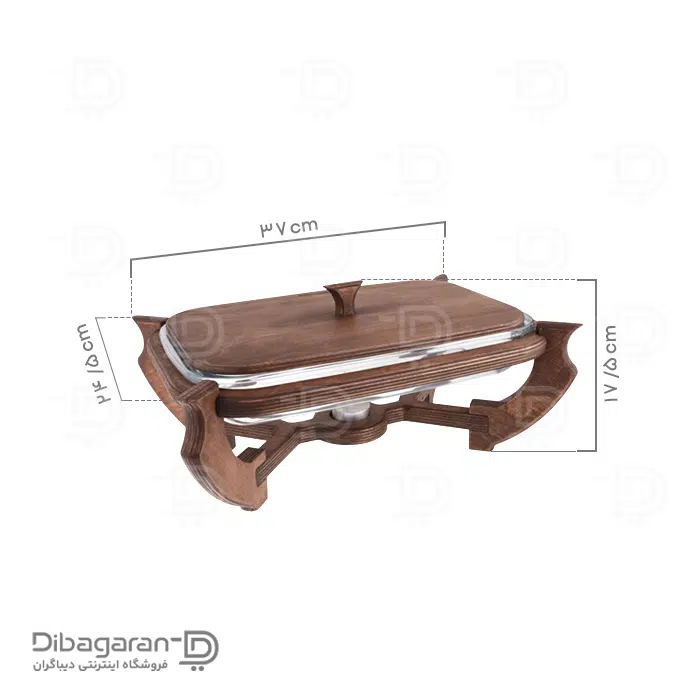 سوفله خوری سافینوکس مستطیل 2 لیتری کد kw806 - Image 3