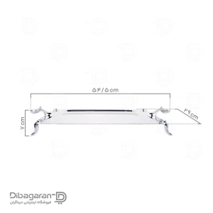 سینی استیل سافینوکس مدل فلیم مستطیل کد 510