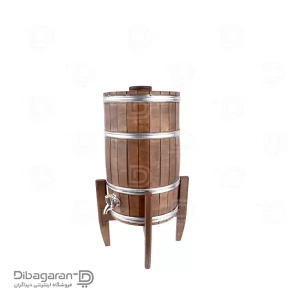کلمن چوبی سافینوکس طرح بشکه ایستاده 2 حجم