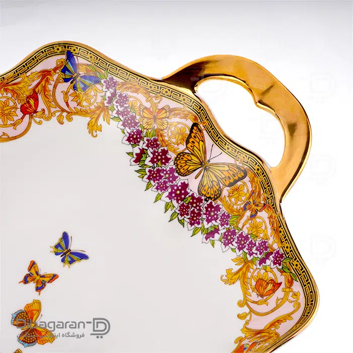 ظرف رولت خوری چینی ریما طرح پروانه کد 55316 - Image 5