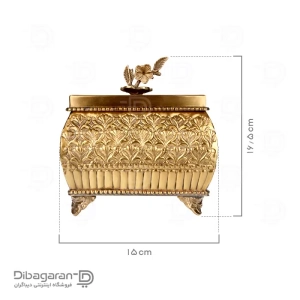شکلات خوری مربع برنجی ریما کد R-98714