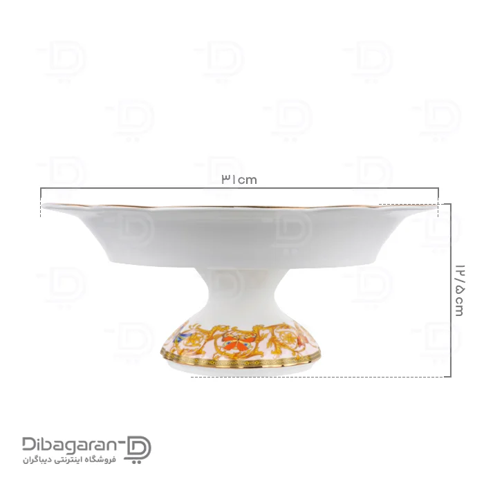 ظرف شیرینی خوری چینی ریما کد 55302 - Image 4