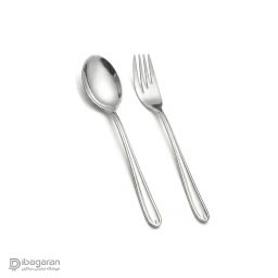 قاشق چنگال 12پارچه استیل مدل یونیک