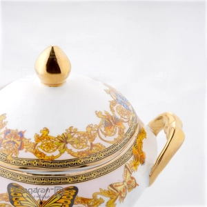 قندان چینی ریما طرح پروانه کد 55314
