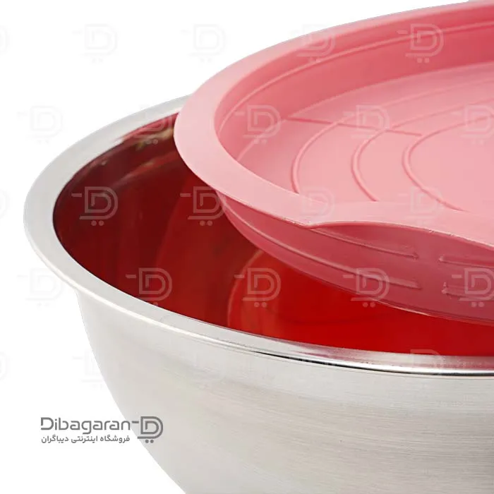 لگن استیل اچ تی اچ مدل درب دار 5 عددی - Image 8