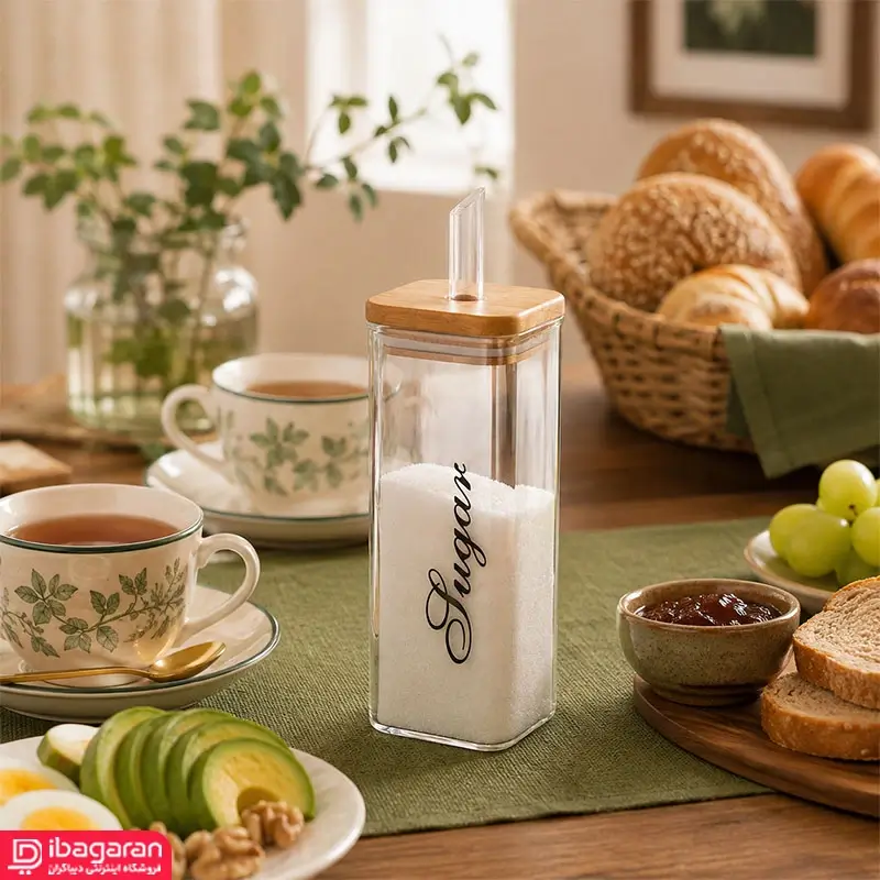 شکرپاش چهارگوش آیسان کارولین مدل 318 - Image 6