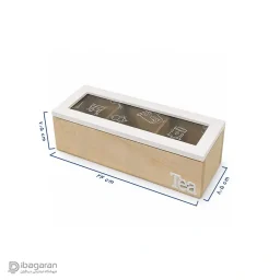 جعبه تی بگ سه خانه وارداتی