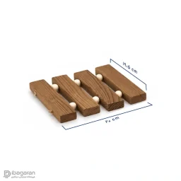 زیر قابلمه چوبی مهره دار